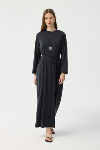 Modal Cupra Dress Black