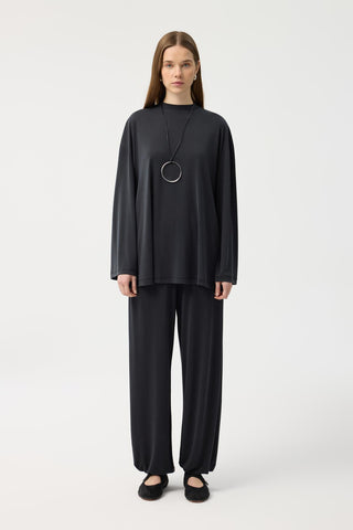 Modal Cupra Jogger Trousers Set Black