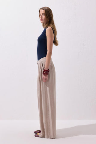 Extra Wide Leg Modal Pants Stone