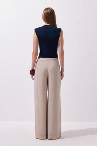 Extra Wide Leg Modal Pants Stone