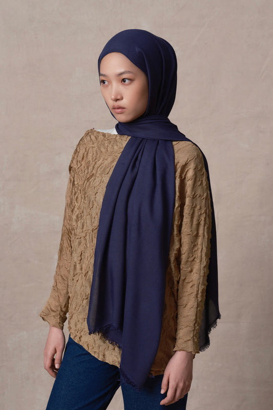 Modal Scarf Lacivert