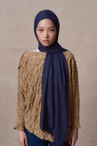 Modal Scarf Lacivert