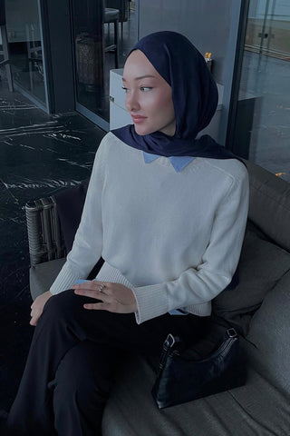 Modal Scarf Lacivert
