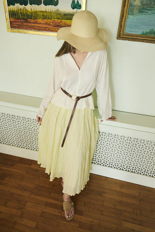 Modern Muse Linen Shirt Ecru