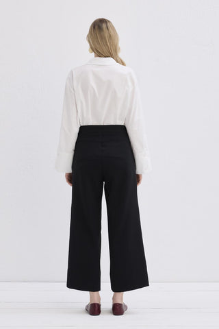 Nicol Stitch Detail Trousers Black