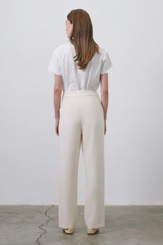 Nora Fit Palazzo Trousers Bone