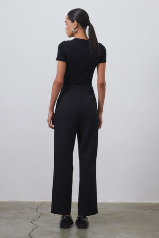 Nora Fit Palazzo Trousers Black