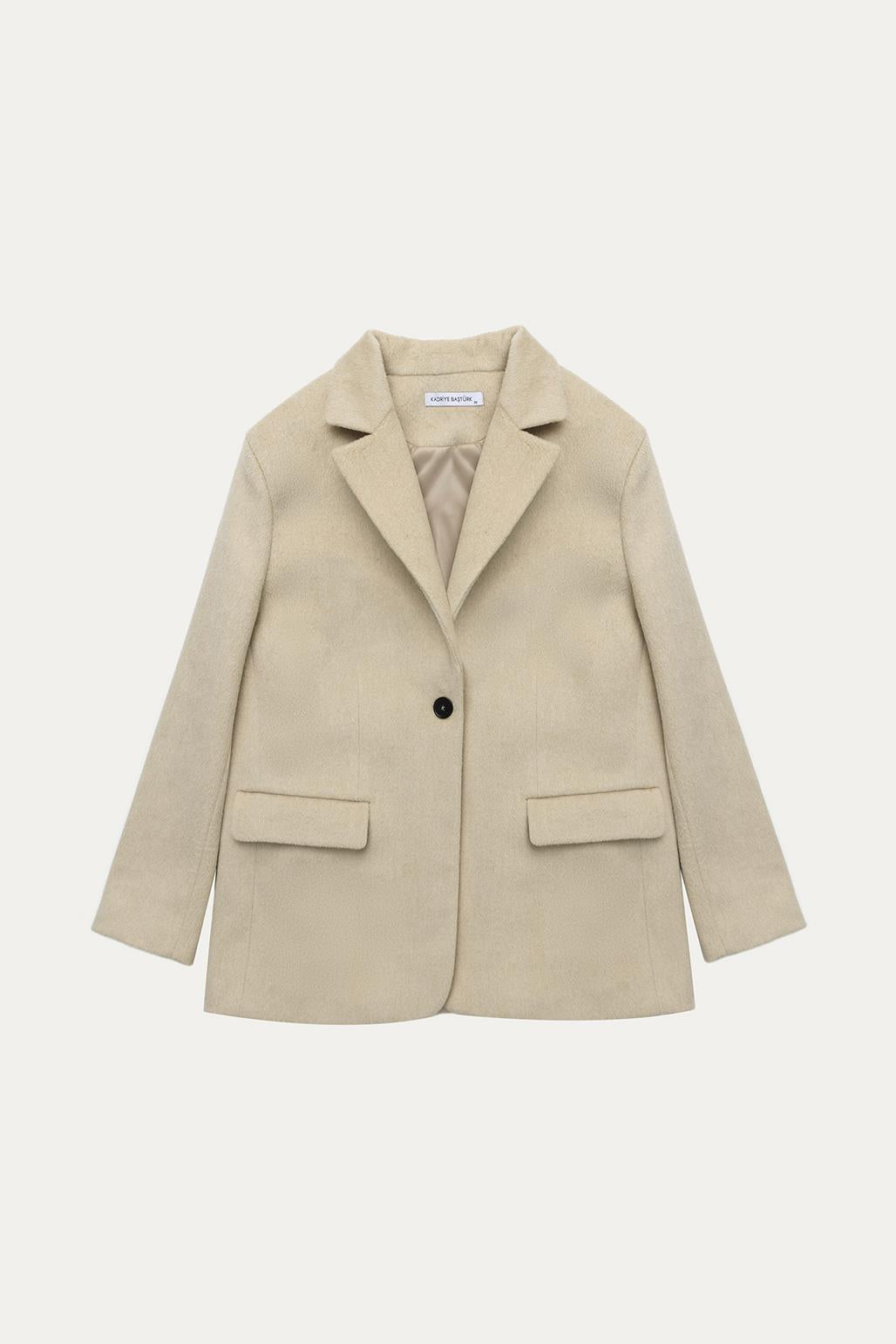 Old Wool Cashmere Coat Camel