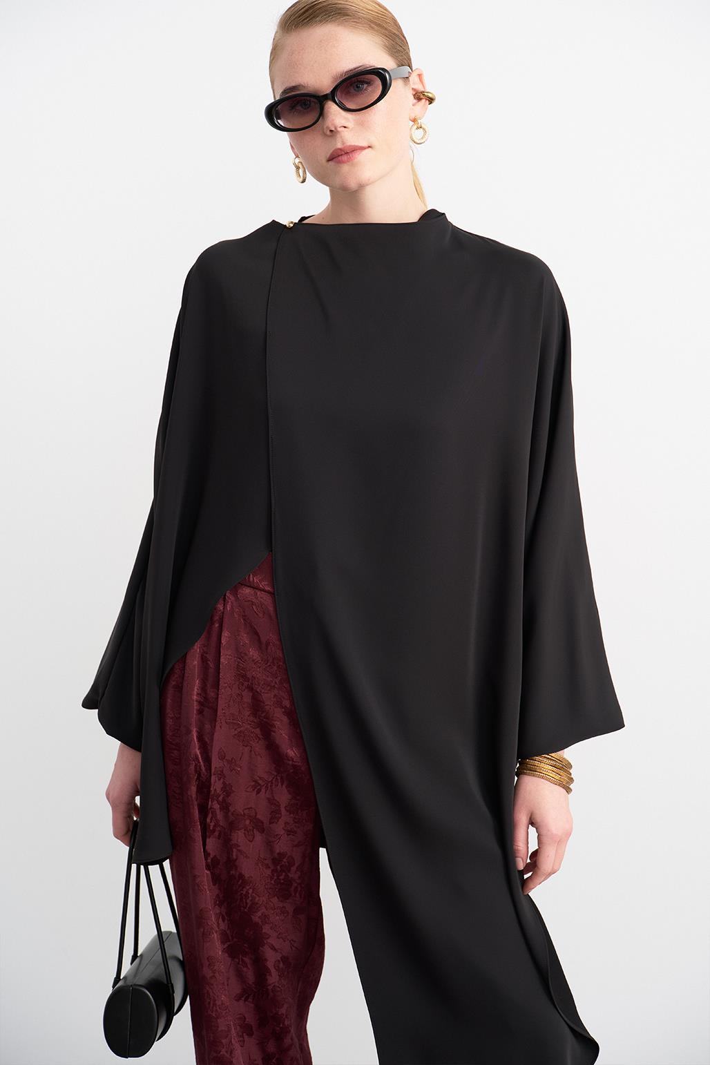 Olden Long Tunic Black