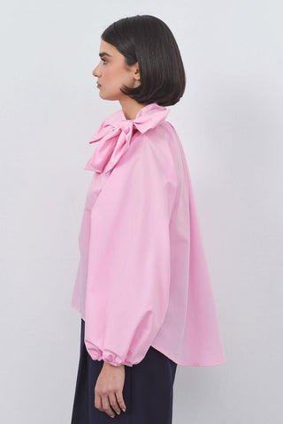 Olivia Poplin Blouse Medium Pink
