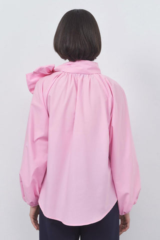 Olivia Poplin Blouse Medium Pink