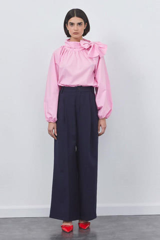 Olivia Poplin Blouse Medium Pink