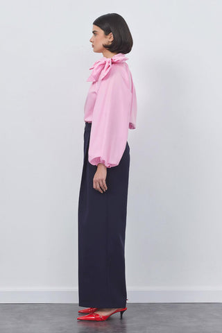 Olivia Poplin Blouse Medium Pink