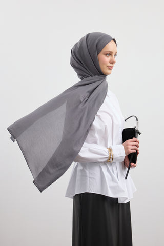 Organic Crash Scarf Anthracite