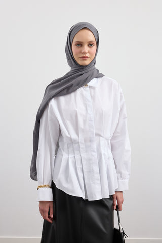 Organic Crash Scarf Anthracite