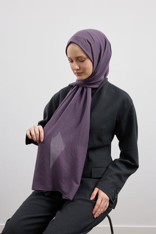 Organic Crash Scarf Lilac