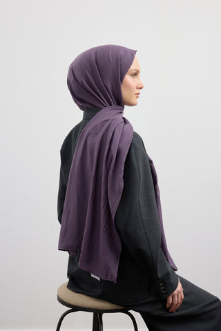Organic Crash Scarf Lilac