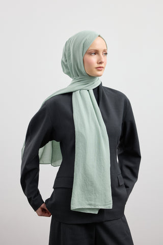 Organic Crash Scarf Mint