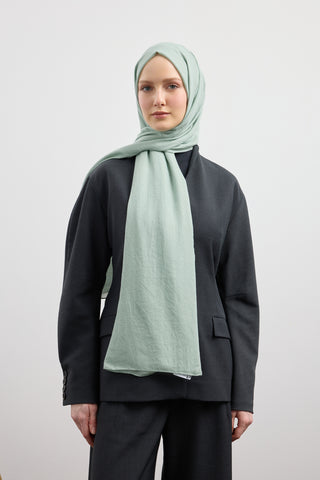 Organic Crash Scarf Mint