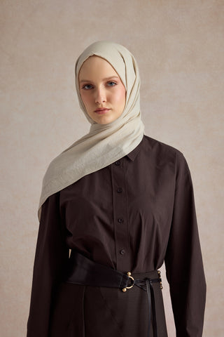 Organic Crash Scarf Stone