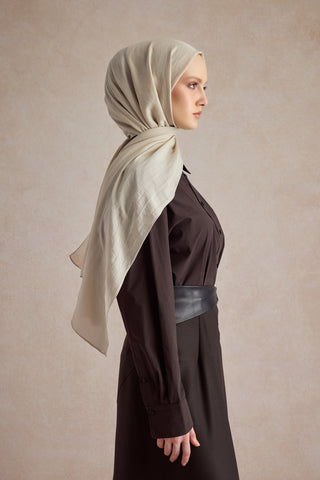 Organic Crash Scarf Stone