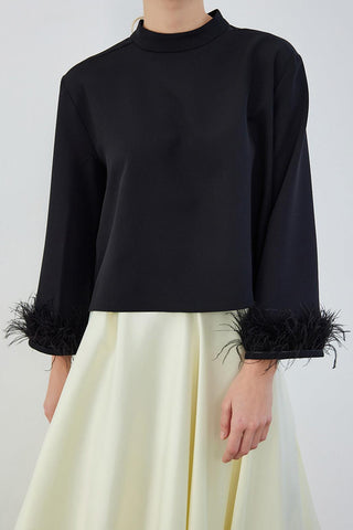 Otrish Detailed Tunic Black