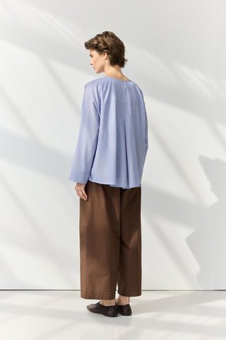 Oversize Pocket Shirt Blue