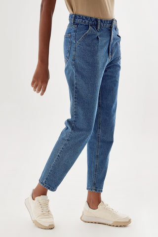 Ovi Mom Jean Medium Blue