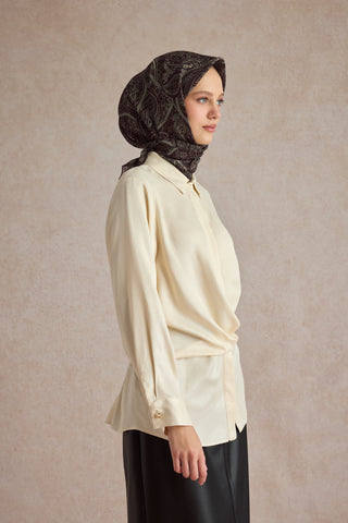 Cotton Scarf Magic Burgundy