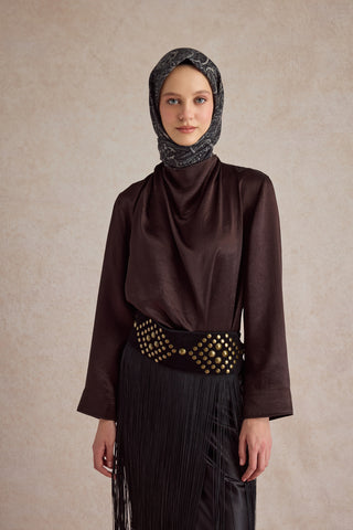 Cotton Scarf Magic Dark Green