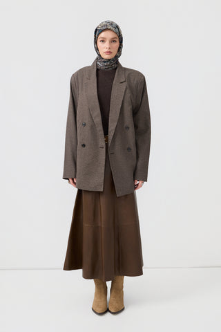 Cotton Square Scarf Tale Olive