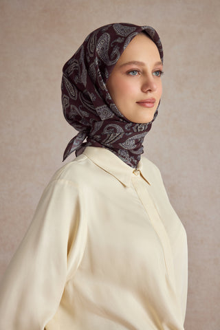 Cotton Scarf Timeless Burgundy