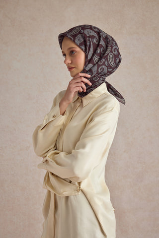 Cotton Scarf Timeless Burgundy