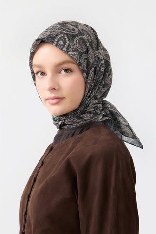 Cotton Square Scarf Timeless Soft Green