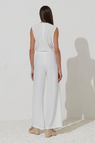 Cotton Linen Pants Ecru