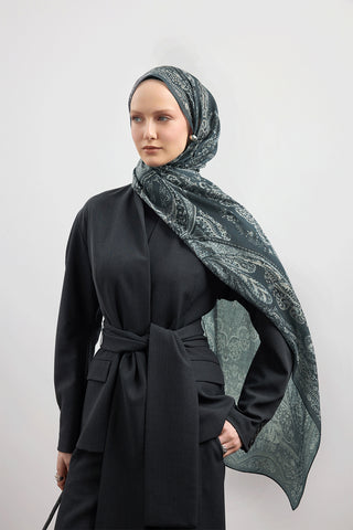 Cotton Scarf Flow Anthracite