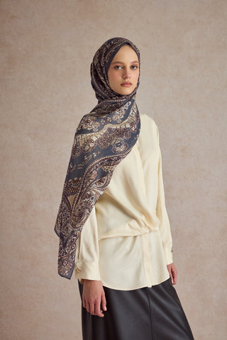 Cotton Scarf Flow Olive