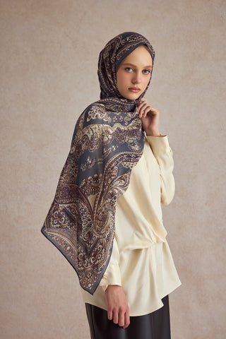 Cotton Scarf Flow Olive