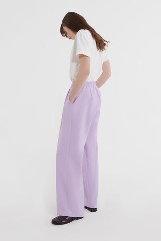 Pleated Palazzo Pants Lilac
