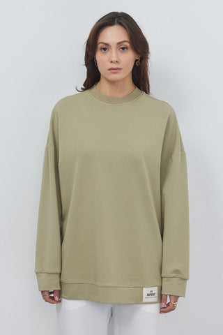 Poen Oversize Sweatshirt Green