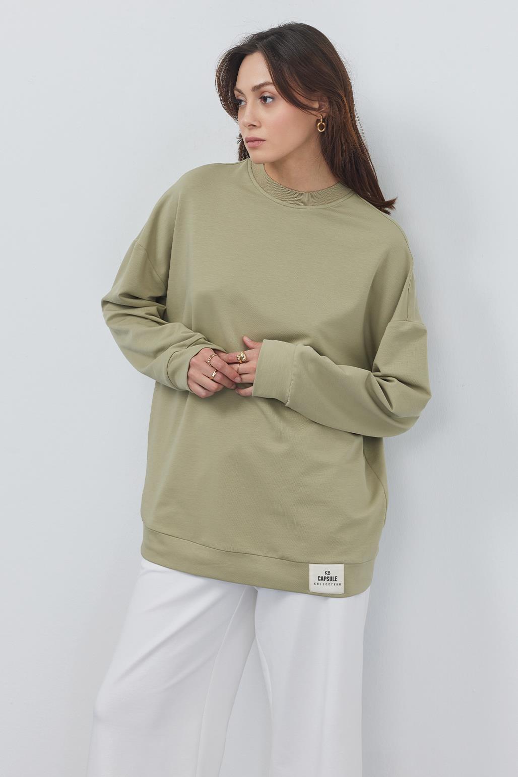 Poen Oversize Sweatshirt Green