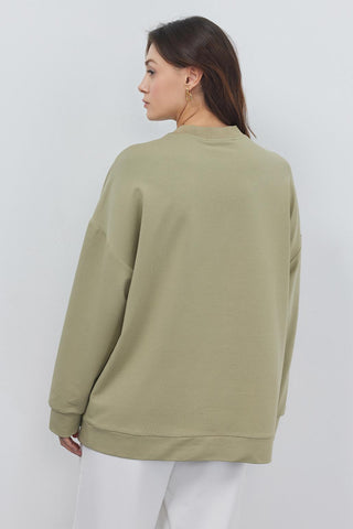 Poen Oversize Sweatshirt Green