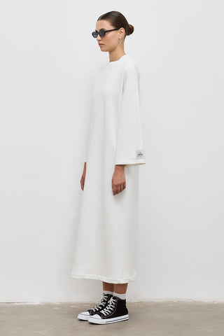 Relaxed Fit Dress Ecru