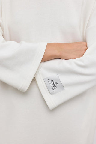 Relaxed Fit Dress Ecru