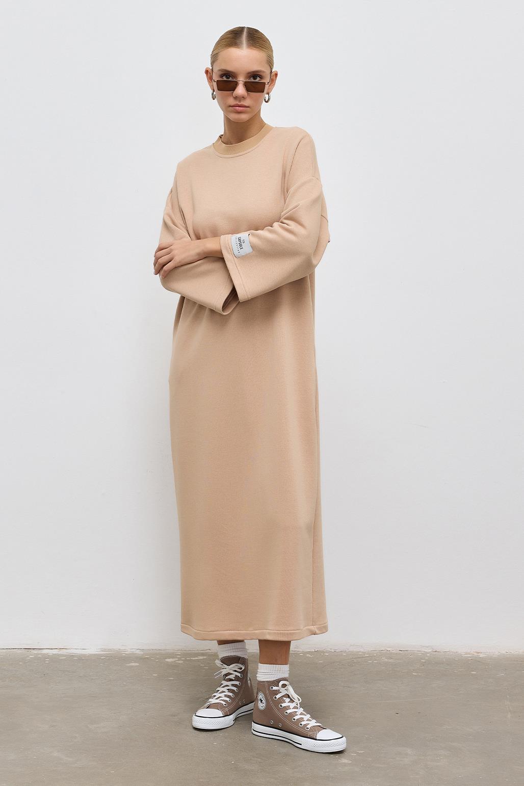 Relaxed Fit Dress Stone
