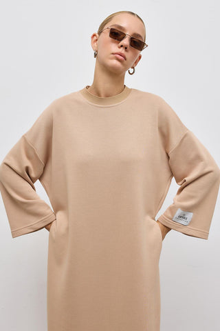 Relaxed Fit Dress Stone