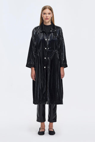 Relaxed Fit Trench Black