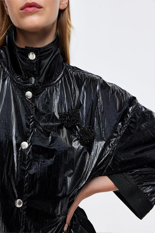 Relaxed Fit Trench Black