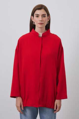 Raisa Bomber Jacket Red