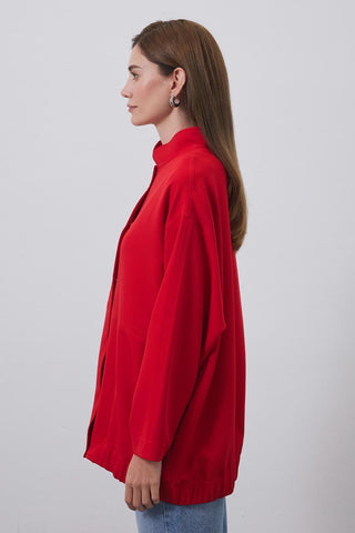 Raisa Bomber Jacket Red